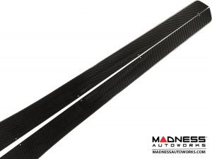 FIAT 500 Side Skirts - Carbon Fiber